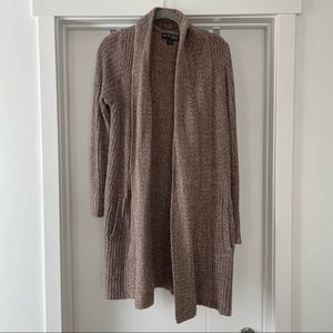 Barefoot Dreams soft brown cardigan sweater